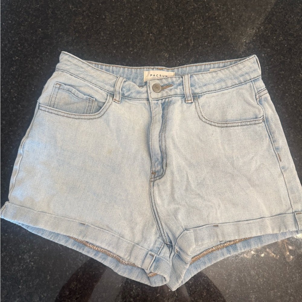 PacSun Sky Blue Women's Jean Shorts